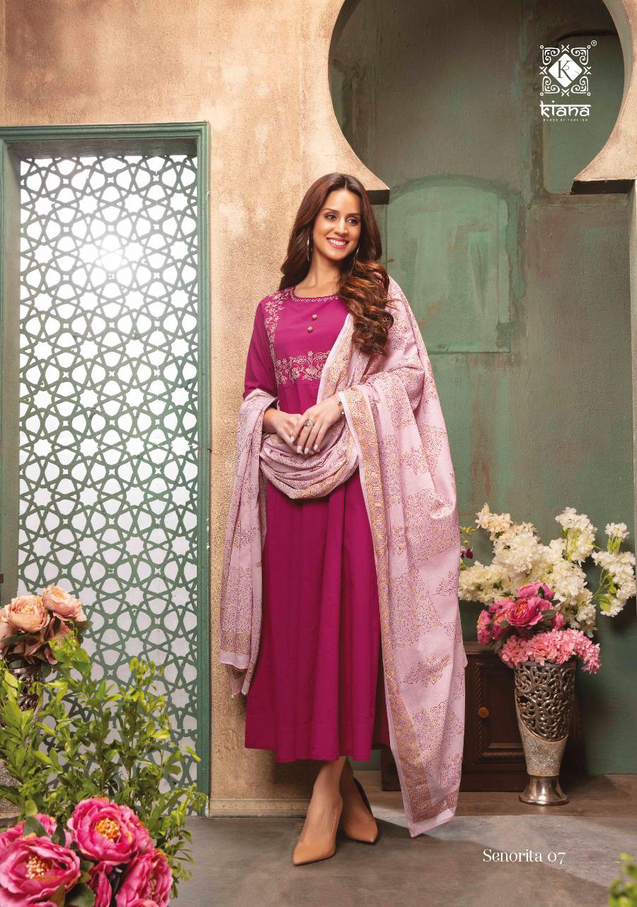 Kiana Senorita Fancy Stylish Festive Wear Salwar Suit Ready Made Collection